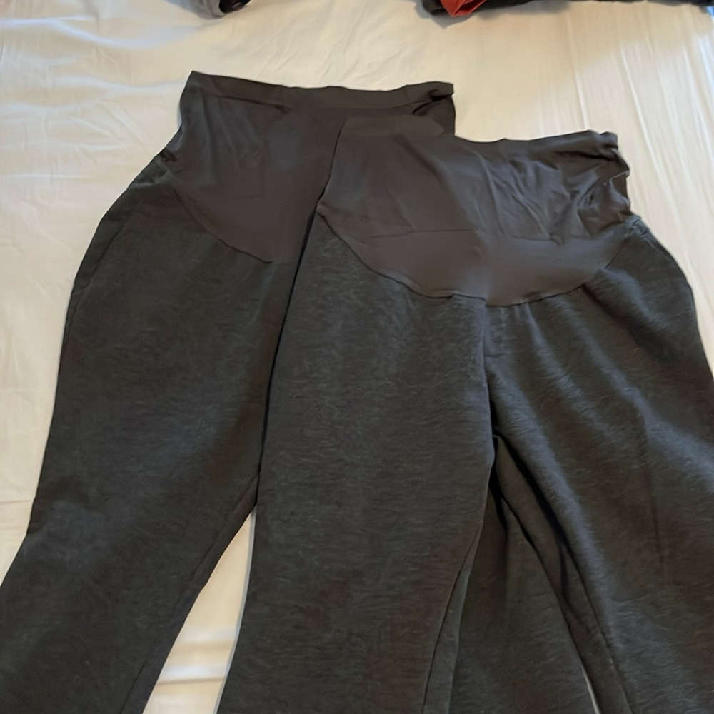 Two maturity pants, dress, dark gray.